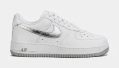 Nike Air Force 1 Low Retro Mens Basketball Shoes (White/Grey)
