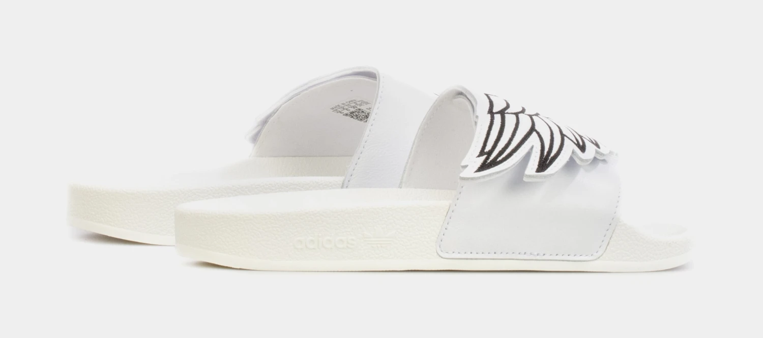 ADIDAS Jeremy Scott Monogram Adilette Wings Slides Mens Sandals (White) 8 ADIDAS Jeremy Scott Monogram Adilette Wings Slides Mens Sandals (White) - Image 6