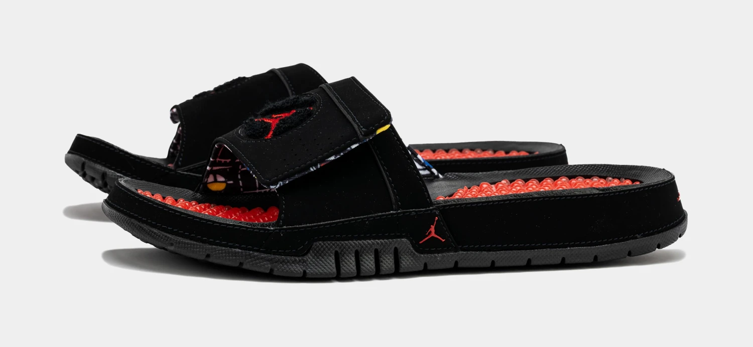 Jordan Hydro 8 Retro Slides Mens Sandals (Black) 6 Jordan Hydro 8 Retro Slides Mens Sandals (Black) - Image 4