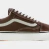 Vans Old Skool Mens Skate Shoe (Brown/White)