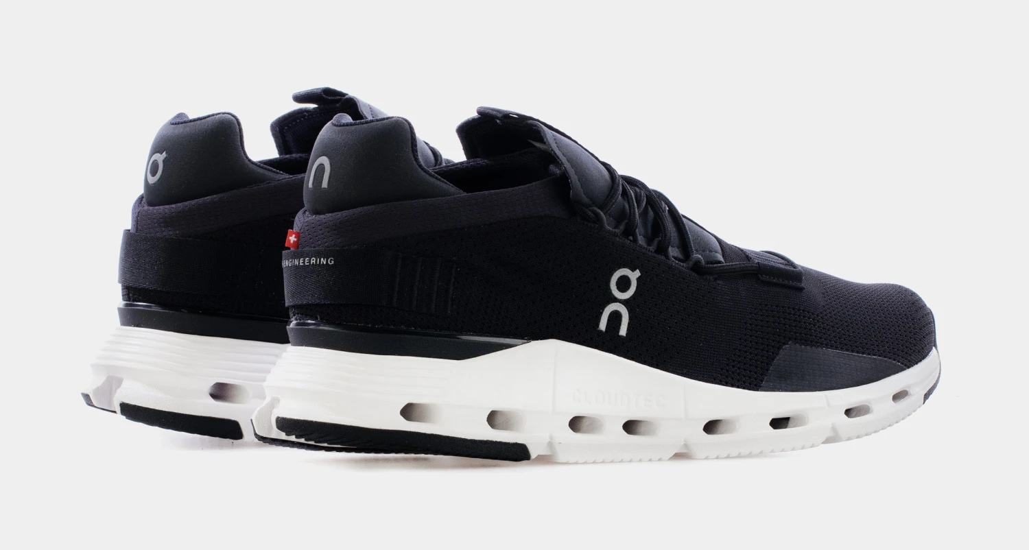 On Cloudnova Phantom/White Mens Running Shoes (Black) 8 On Cloudnova Phantom/White Mens Running Shoes (Black) - Image 6