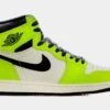 Air Jordan 1 High OG Visionaire Mens Lifestyle Shoes (Black/Neon Yellow) Free Shipping