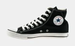 Converse Chuck Taylor All Star Classic Colors High Solid Canvas Mens Lifestyle Shoe (Black) -FreshKicks Store 82f165ba9678878ab11533e41d0fb059
