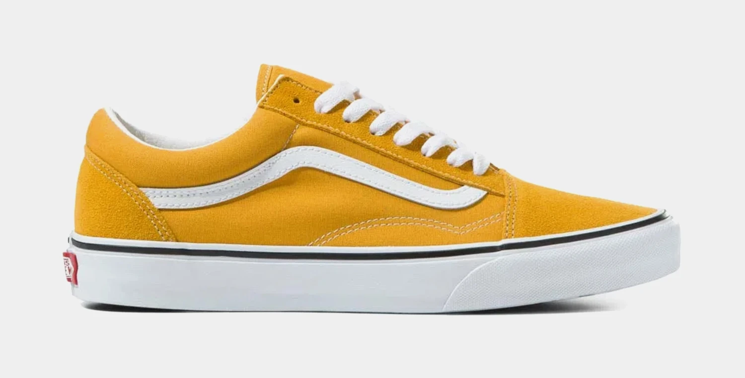 Vans Old Skool Mens Skate Shoes (Yellow) 3 Vans Old Skool Mens Skate Shoes (Yellow)