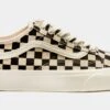 Vans Old Skool Tappered Checkerboard Mens Skate Shoes (Beige)