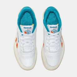 Reebok Club C Revenge Mens Lifestyle Shoes (White/Orange) -FreshKicks Store 88c47358a33ba0feabc5bc99f47c620b
