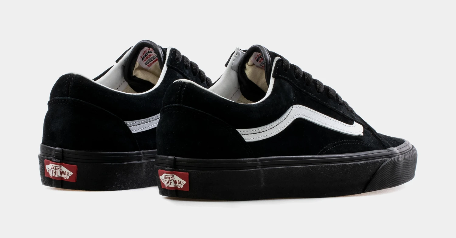 Vans Old Skool Pig Suede Mens Skateboarding Shoe (Black/Black) 7 Vans Old Skool Pig Suede Mens Skateboarding Shoe (Black/Black) - Image 6