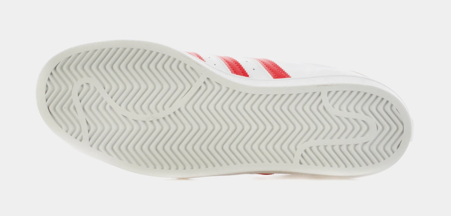 ADIDAS Superstar Mens Lifestyle Shoes (White/Red) 5 ADIDAS Superstar Mens Lifestyle Shoes (White/Red) - Image 3
