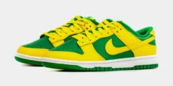 Nike Dunk Low Reverse Brazil Mens Lifestyle Shoes (Yellow/Green) -FreshKicks Store 945834f00cb9840e9d0719223a956a72