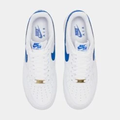 Nike Air Force 1 Low Mens Lifestyle Shoes (White/Blue) 12 Nike Air Force 1 Low Mens Lifestyle Shoes (White/Blue) -FreshKicks Store 968ebe3271c7d84b35a1719ce523366b