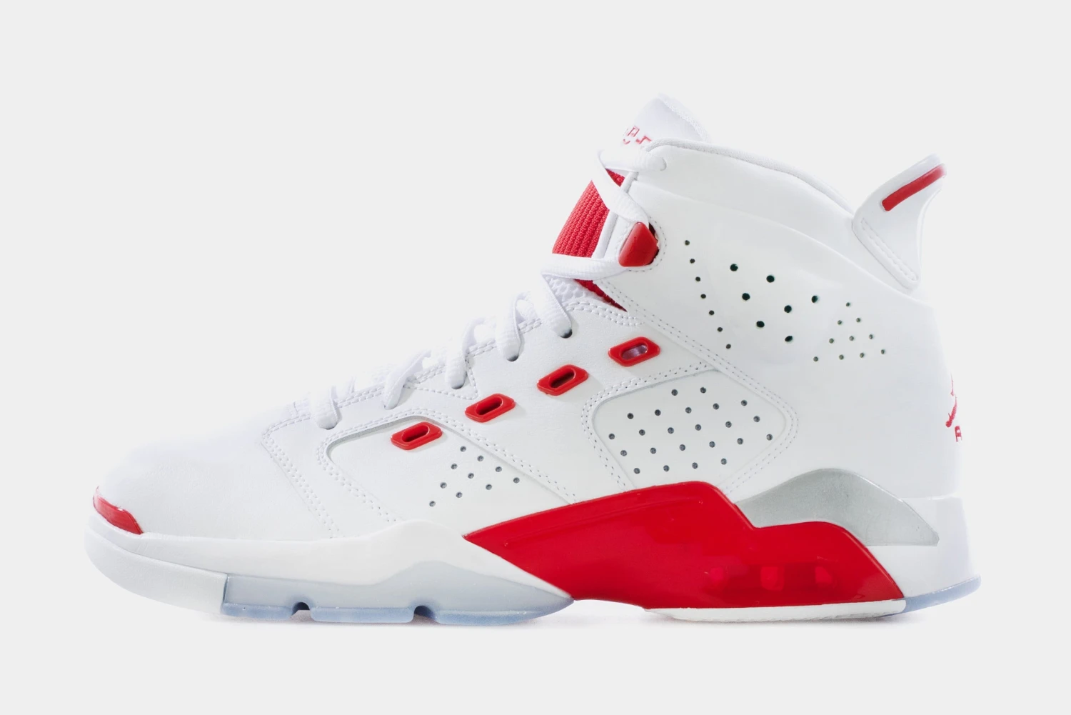 Jordan 6-17-23 Fire Red Mens Basketball Shoes (White) 4 Jordan 6-17-23 Fire Red Mens Basketball Shoes (White) - Image 2