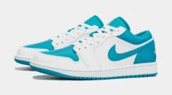 Air Jordan 1 Retro Low Aquatone Mens Lifestyle Shoes (White/Blue) -FreshKicks Store 97e587d49b1b23f8c7d3f579de0907e9