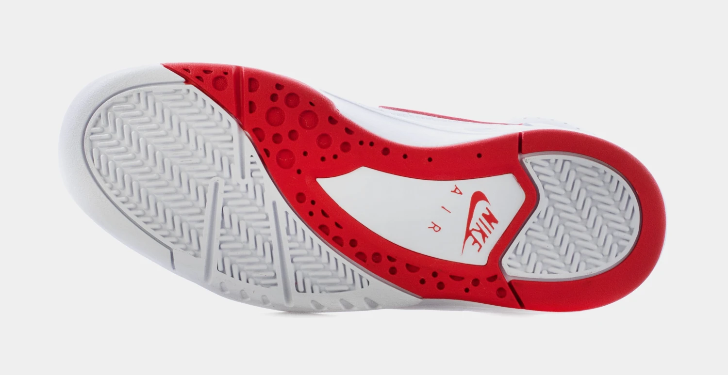 Nike Air Flight Lite Mid Mens Basketball Shoes (White) 5 Nike Air Flight Lite Mid Mens Basketball Shoes (White) - Image 3