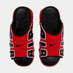 Nike Air More Uptempo Slides Mens Sandals (Red/Black) -FreshKicks Store 996f1299447d1e2d30053626a86902dd