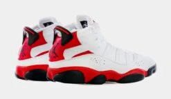 Jordan 6 Rings Chicago Mens Basketball Shoes (White/Red) -FreshKicks Store 9bee0bee11a58311e47681faef75cb49