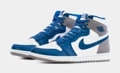 Air Jordan 1 Retro High OG True Blue Mens Lifestyle Shoes (Blue/White) Free Shipping -FreshKicks Store 9d198ca81b7c3b40b6faba8a688f2637