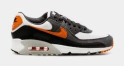 Nike Air Max 90 Mens Running Shoes (Grey/Orange)