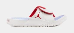 Jordan Hydro XI Retro Slides Mens Sandals (White/Red)