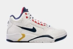 Nike Air Flight Lite Mid Mens Basketball Shoes (White/Blue)