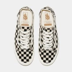 Vans Old Skool Tappered Checkerboard Mens Skate Shoes (Beige) 12 Vans Old Skool Tappered Checkerboard Mens Skate Shoes (Beige) -FreshKicks Store a6b2f906272362d40691e5013d228cb6