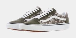 Vans Peace Paisley Old Skool Mens Skate Shoes (Olive Green) -FreshKicks Store ac05d88c259d02fbab79c761c7133007