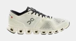 On Cloud X White/Black Mens Running Shoes (White)
