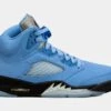 Air Jordan 5 Retro University Blue Mens Lifestyle Shoes (Blue) Limit One Per Customer