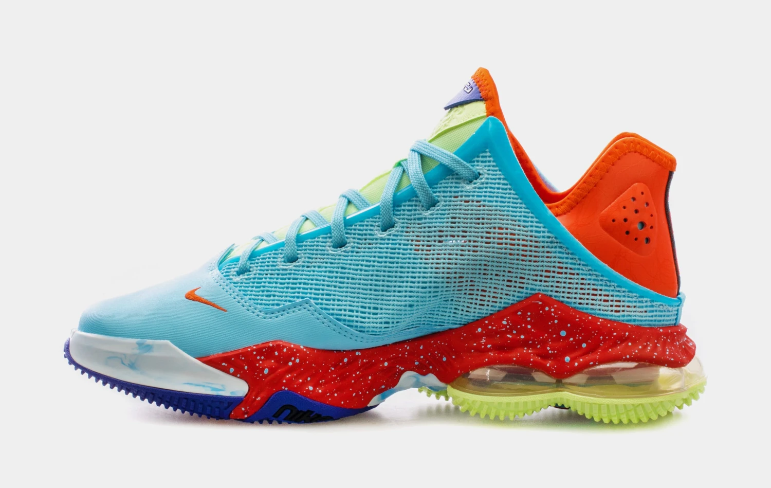 Nike LeBron 19 Low Blue Chill Mens Basketball Shoes (Blue/Red) 4 Nike LeBron 19 Low Blue Chill Mens Basketball Shoes (Blue/Red) - Image 2