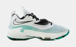 Nike Zoom Freak 3 Mens Basketball Shoe (White/Teal Green)