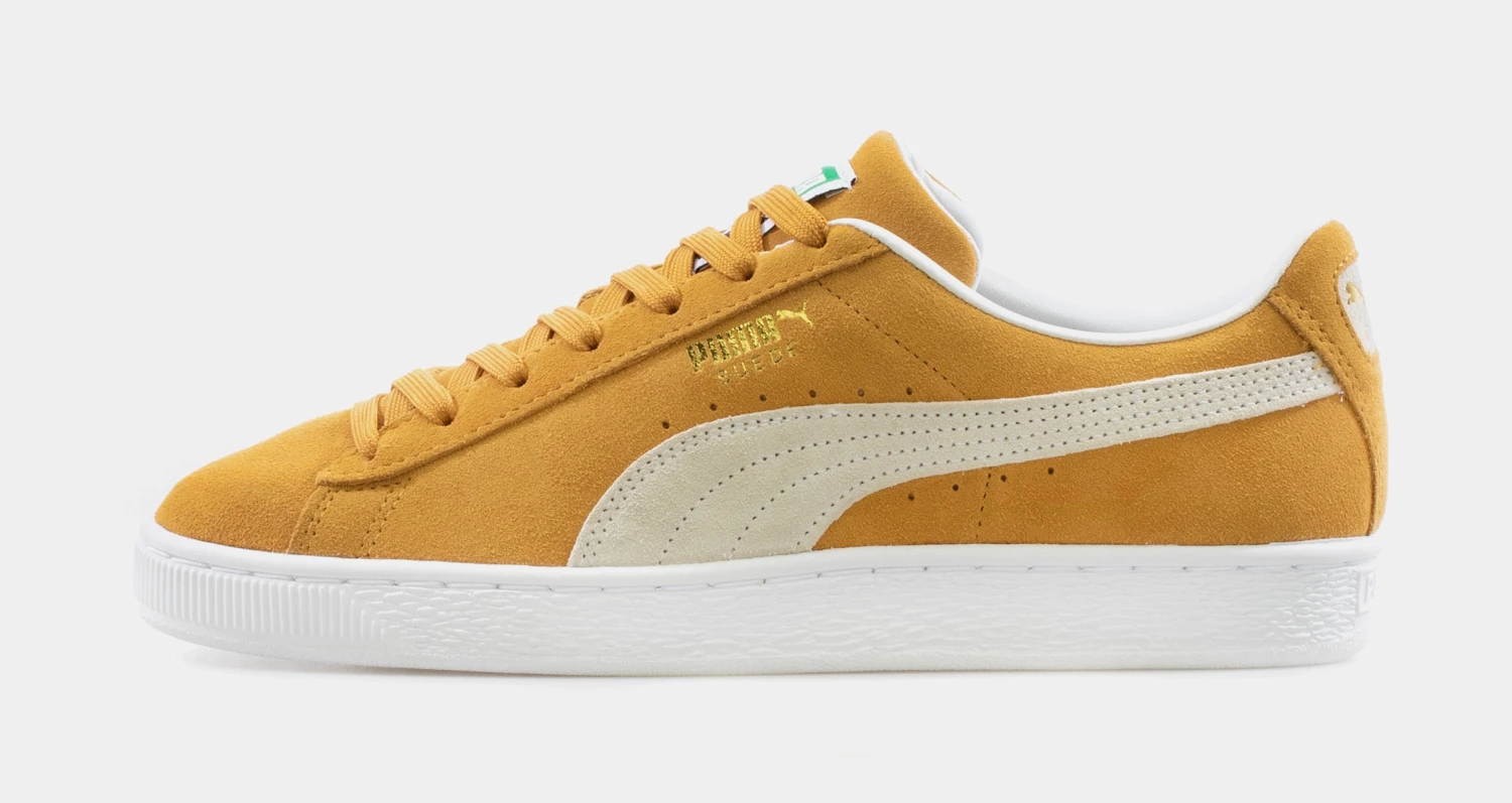 Puma Suede Classic XXI Mens Lifestyle Shoe (Yellow/White) 4 Puma Suede Classic XXI Mens Lifestyle Shoe (Yellow/White) - Image 2