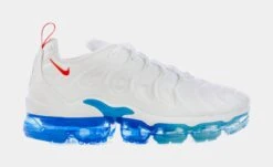 Nike VaporMax Plus Mens Running Shoes (White/Blue)