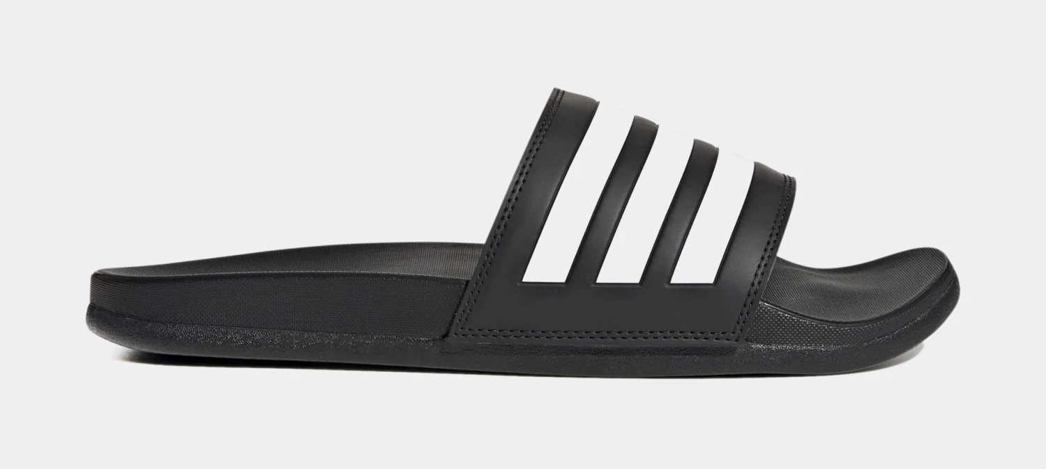 ADIDAS Adilette Slides Mens Sandals (Black) 3 ADIDAS Adilette Slides Mens Sandals (Black)