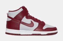 Nike Dunk High Dark Beetroot Mens Lifestyle Shoes (Red/Grey) Free Shipping