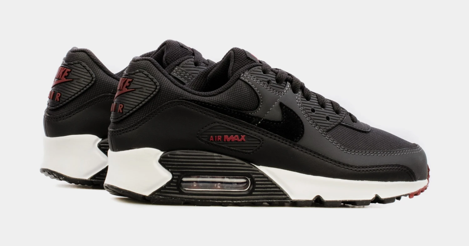 Nike Air Max 90 Mens Running Shoes (Black) 7 Nike Air Max 90 Mens Running Shoes (Black) - Image 6