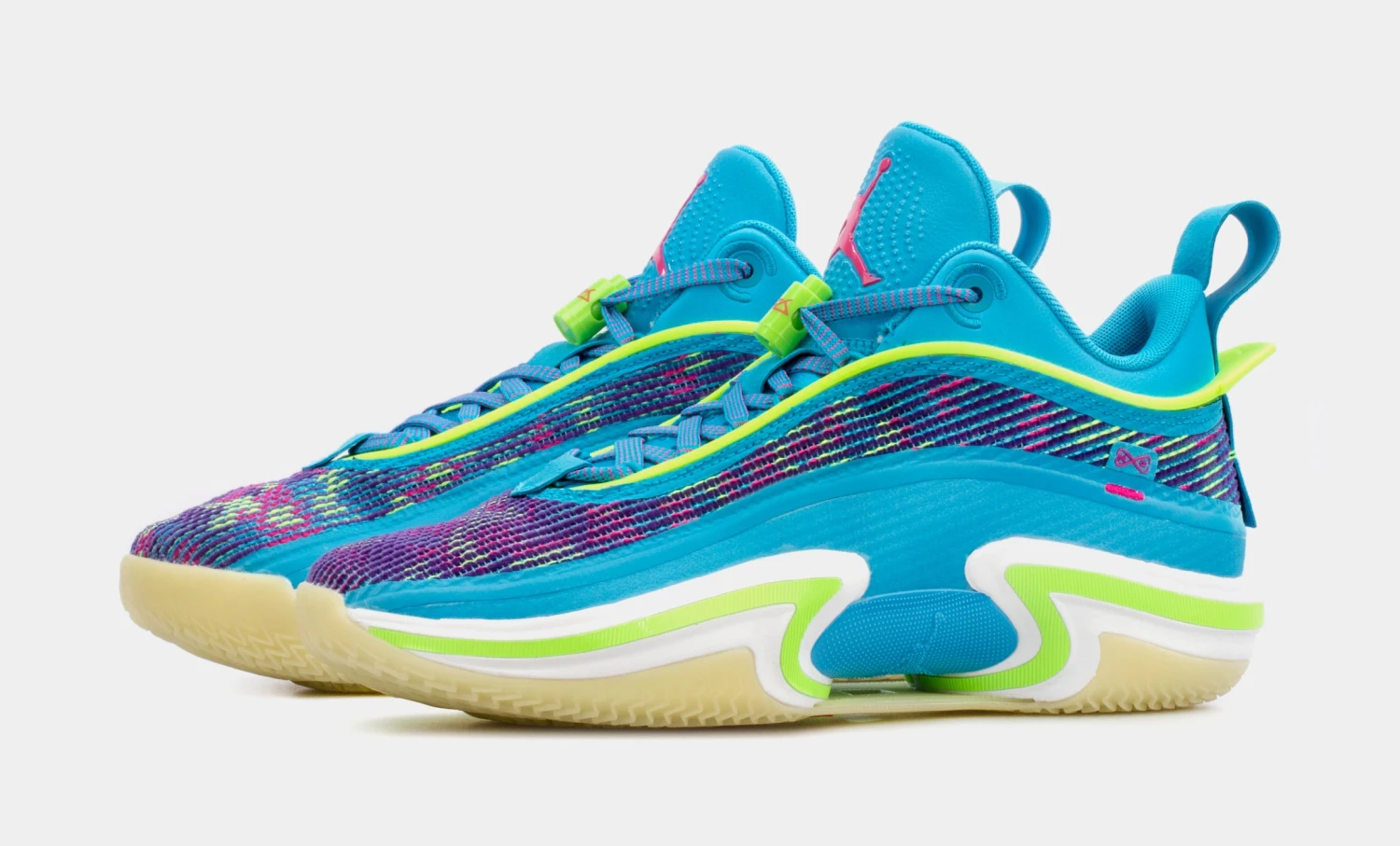 Air Jordan XXXVI Low Luka Mens Lifestyle Shoes (Green/Blue) 6 Air Jordan XXXVI Low Luka Mens Lifestyle Shoes (Green/Blue) - Image 4