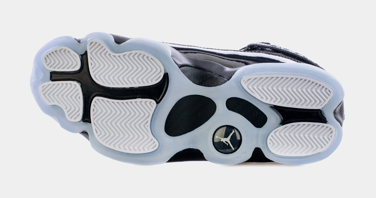 Jordan 6 Rings Black Ice Mens Basketball Shoes (Black) 5 Jordan 6 Rings Black Ice Mens Basketball Shoes (Black) - Image 3