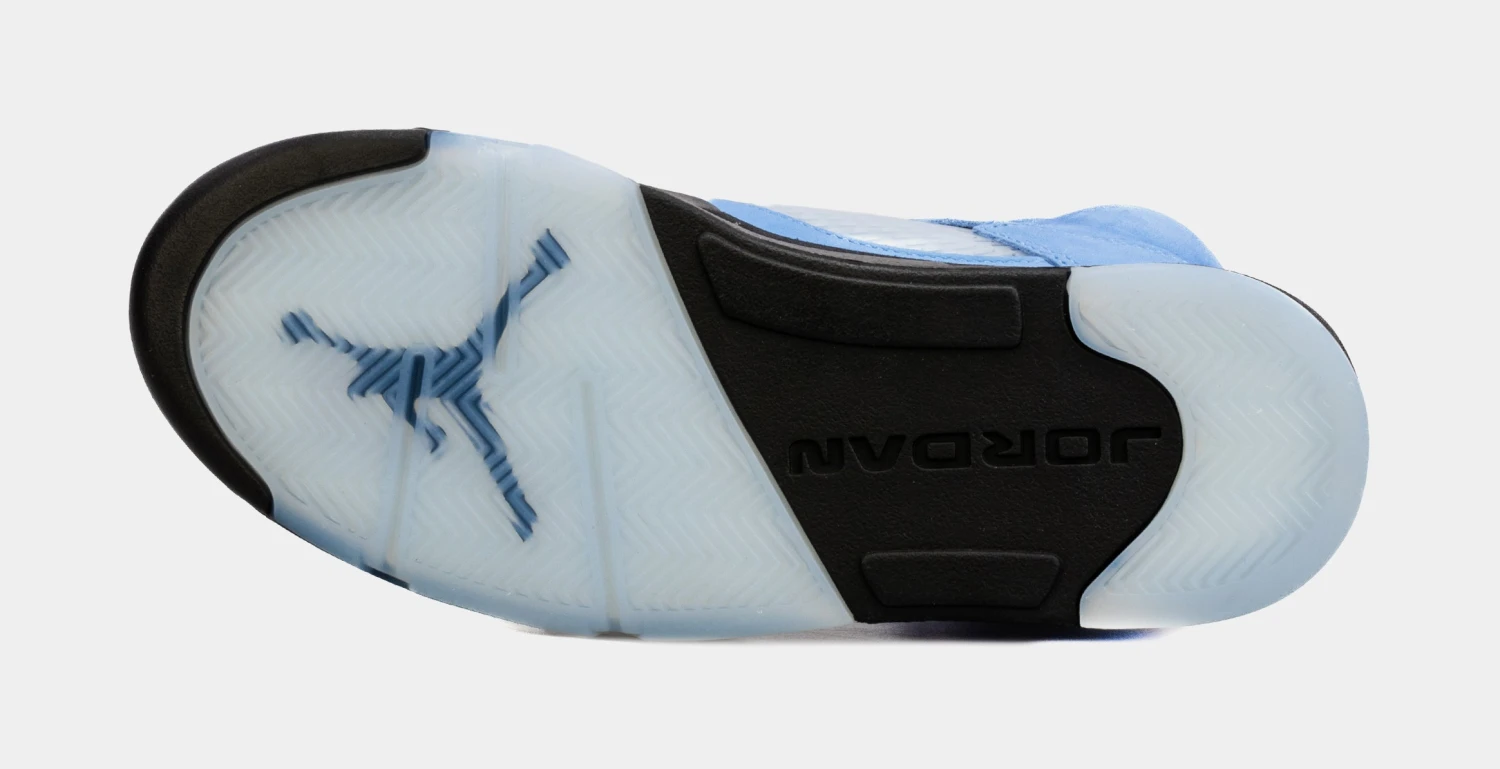 Air Jordan 5 Retro University Blue Mens Lifestyle Shoes (Blue) Limit One Per Customer 5 Air Jordan 5 Retro University Blue Mens Lifestyle Shoes (Blue) Limit One Per Customer - Image 3
