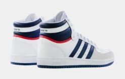 ADIDAS Top Ten Mens Basketball Shoes (White/Navy Blue) 13 ADIDAS Top Ten Mens Basketball Shoes (White/Navy Blue) -FreshKicks Store ca387b1a49aa68cfb2e713cc8708d251