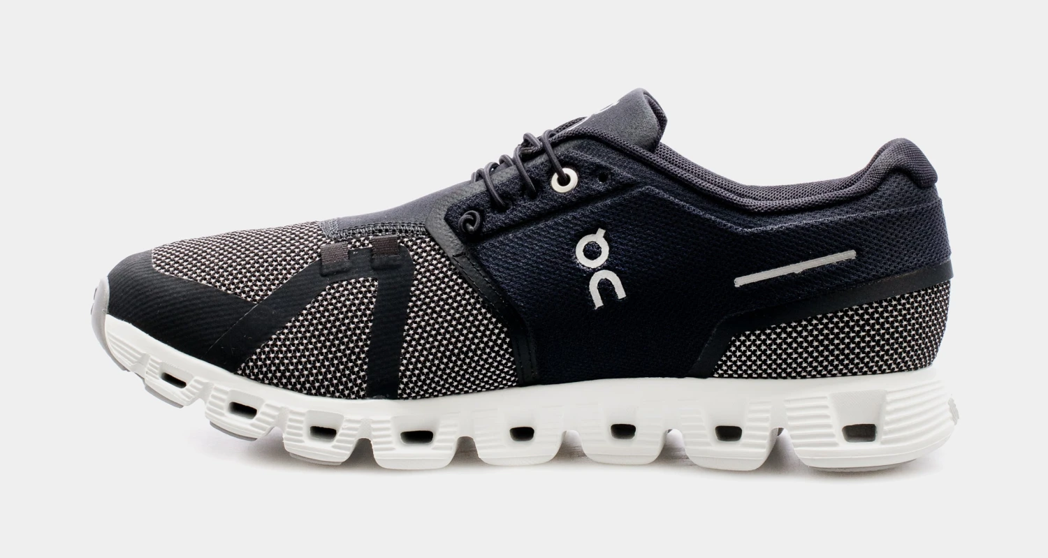 On Running Cloud 5 Combo Mens Running Shoes (Black/Alloy) 4 On Running Cloud 5 Combo Mens Running Shoes (Black/Alloy) - Image 2