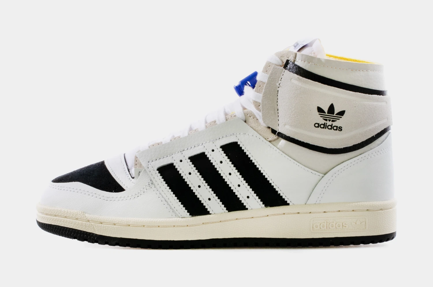 ADIDAS Top Ten Mens Basketball Shoes (White/Black) 4 ADIDAS Top Ten Mens Basketball Shoes (White/Black) - Image 2