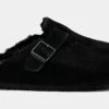 Birkenstock Boston Shearling Mens Sandals (Black) 2 Birkenstock Boston Shearling Mens Sandals (Black) -FreshKicks Store d63013bce4389b824c36e914acfea631