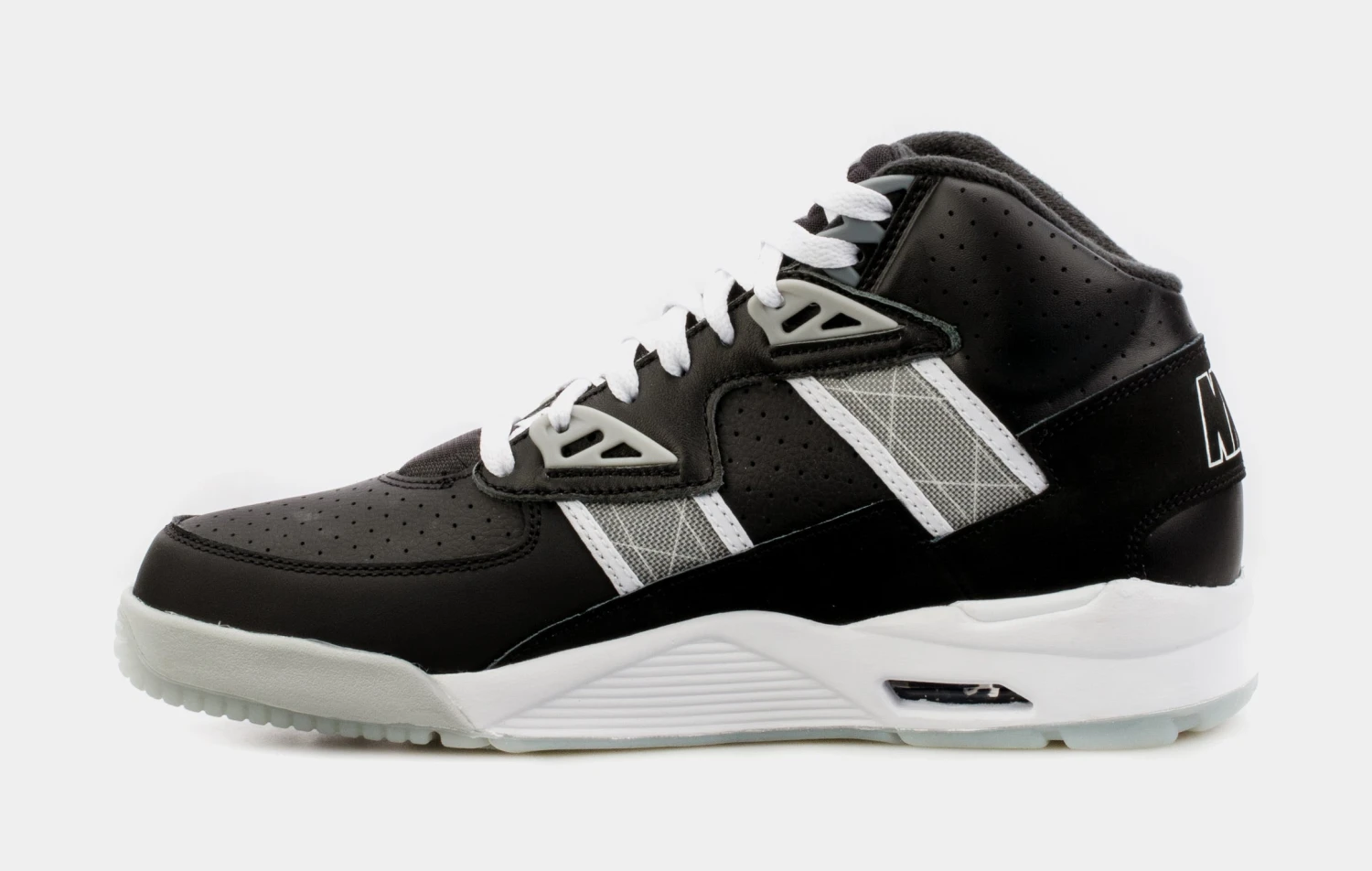 Nike Air Trainer SC High Mens Basketball Shoes (Black/Grey) 4 Nike Air Trainer SC High Mens Basketball Shoes (Black/Grey) - Image 2