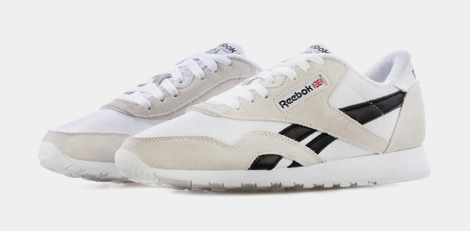 Reebok Classic Nylon Mens Lifestyle Shoes (Grey) 6 Reebok Classic Nylon Mens Lifestyle Shoes (Grey) - Image 4