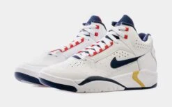 Nike Air Flight Lite Mid Mens Basketball Shoes (White/Blue) -FreshKicks Store dadea223287be8b15eefedb72c7ef037