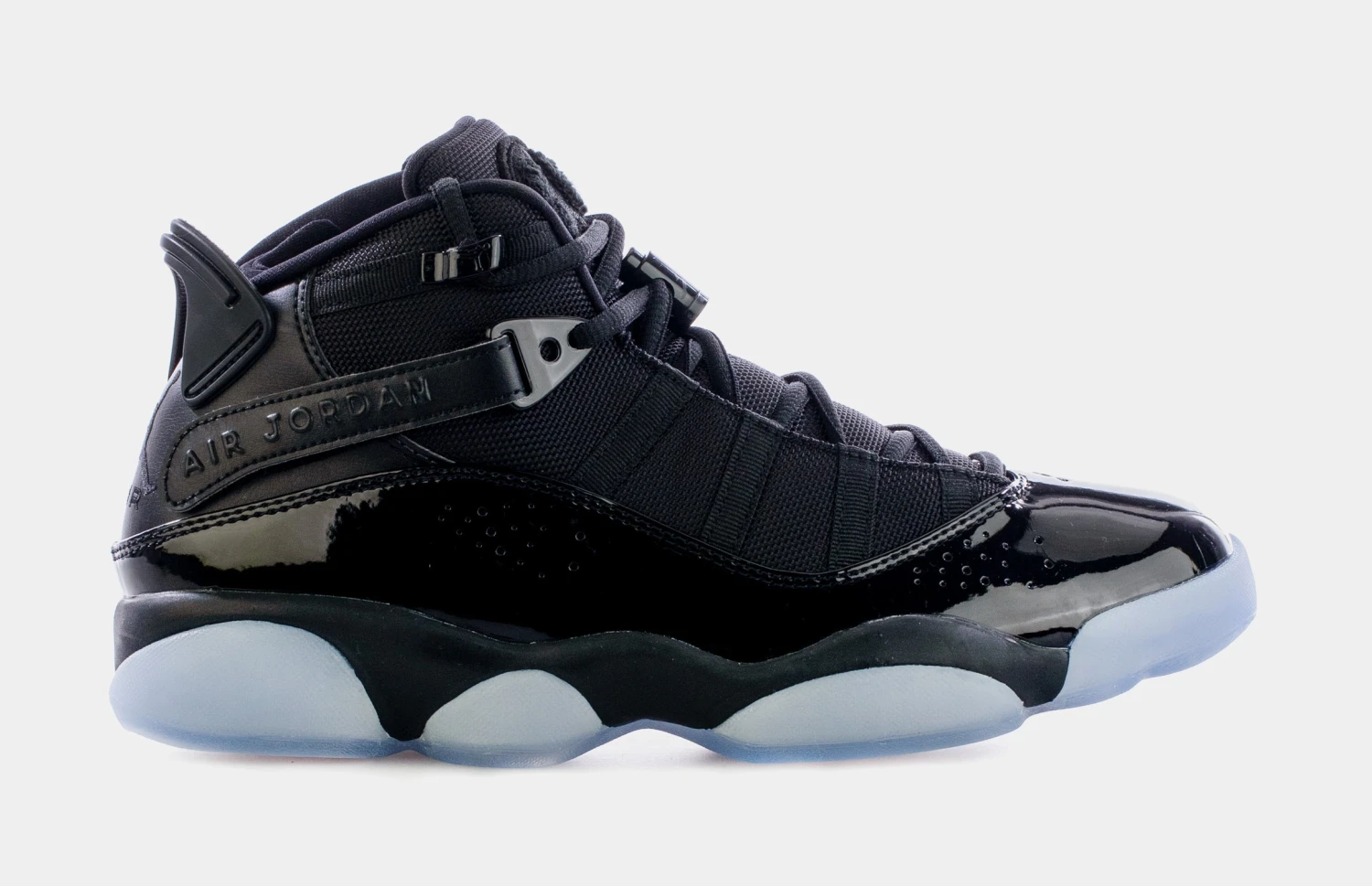 Jordan 6 Rings Black Ice Mens Basketball Shoes (Black) 3 Jordan 6 Rings Black Ice Mens Basketball Shoes (Black)