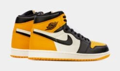 Air Jordan 1 High OG Taxi Mens Lifestyle Shoes (Black/Yellow) -FreshKicks Store e2a86a5d35031734f349b69b7156e610