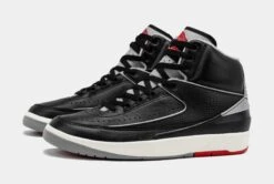 Air Jordan 2 Retro Black Cement Mens Lifestyle Shoes (Black/Cement Grey) -FreshKicks Store e37c9bc2917ed7322ebc457ba3d376aa