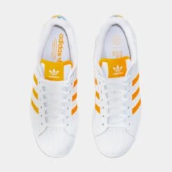 ADIDAS Superstar Mens Lifestyle Shoes (White/Yellow) 12 ADIDAS Superstar Mens Lifestyle Shoes (White/Yellow) -FreshKicks Store e5abe0cb13fa74b06578e1bfead6d13f