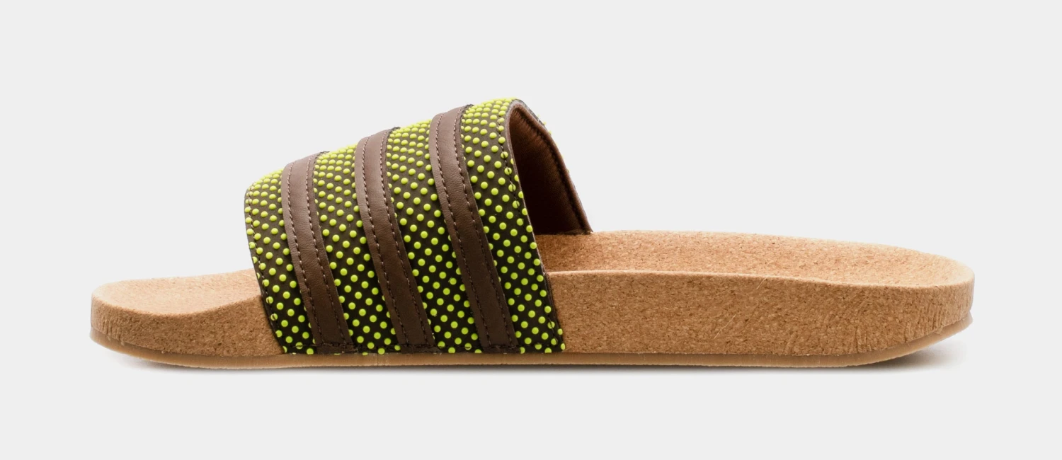 ADIDAS Adilette Plant And Grow Slides Mens Sandals (Brown) 4 ADIDAS Adilette Plant And Grow Slides Mens Sandals (Brown) - Image 2