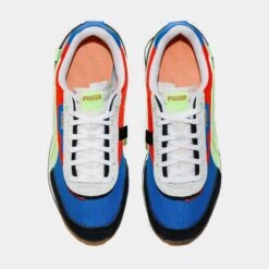 Puma Future Rider Displaced Mens Lifestyle Shoes (Blue/Green) -FreshKicks Store eb506f5631c81c7e171f6a32e0687235